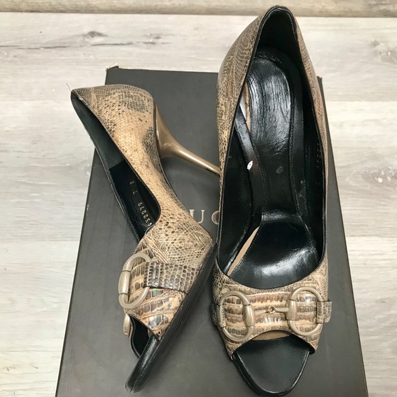 Gucci Python Pumps Size 7B - Picture 5 of 11